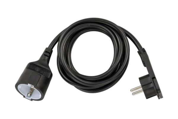 Brennenstuhl  1168980020 Förlängningssladd, Svart, 2 m