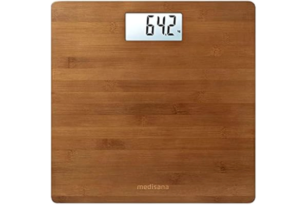 Medisana medisana PS 450 Digital Bathroom Scales Bamboo up to 180 kg Bathroom Scales with Automatic Shut-Off and LCD Display