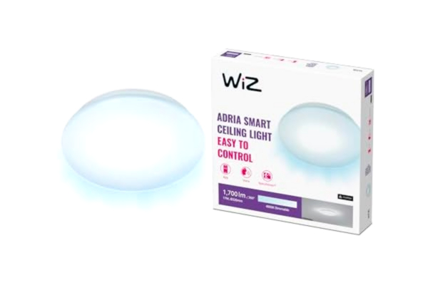 WiZ  Adria Ceiling - Dimmable White Taklampa, 17W, Vit, 4000 kelvin, dimbar i kallvitt till varmvitt