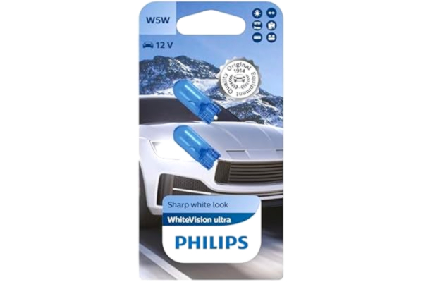 Philips  12961WVUB2 White Vision Ultra W5W 2 Stück
