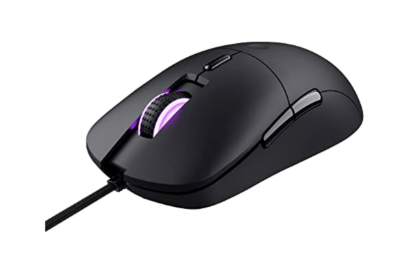 Trust  Gaming GXT 981 Redex lekka mysz do gier, 72 gramy, 200-10 DPI, przełączniki Kailh, czujnik optyczny, mysz RGB, 6 programowalnych przycisków, mysz komputerowa do komputera, laptopa, okna - czarna