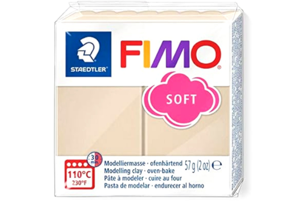 Staedtler STAEDTLER Fimo Soft 8020-70 Ugnshärdande modelleringslera 57 g - Sahara