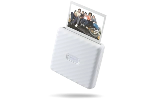 Fujifilm instax LINK WIDE smartphone printer, Ash White
