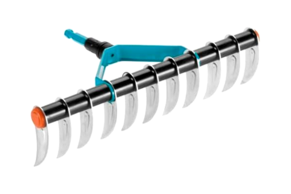 Gardena  combisystem-vertikalskärare: Manuell vertikalskärare med 35 cm arbetsbredd, perfekt trädgårdstillbehör för att avlägsna mossa från gräsmattan, passar till alla combisystem-skaft (3391-20)