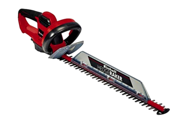 Einhell  GC-EH 6055/1 Electric Hedge Trimmer | 55cm (22 Inch) Cutting Length, Laser-Cut Diamond-Ground Steel Blades, Cutting Collector | Lightweight Hedge Cutter, Powerful, Safe and Easy To Use