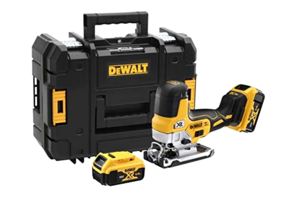 Dewalt Batteridrevet smalskæringssav DeWalt DCS335P2  18 V  2x5,0 Ah batteri.