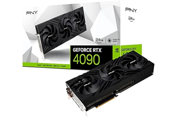 PNY  GeForce RTX 4090 Verto Triple Fan - 24GB GDDR6X RAM - Grafikkort