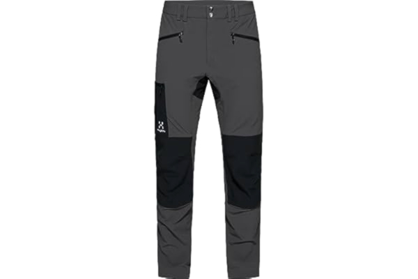 Haglöfs  Rugged Slim Pant - vandringsbyxor för män, Magnetit/äkta svart, 54