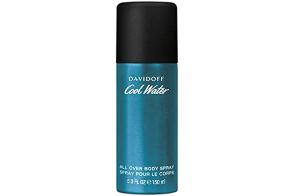 Davidoff DAVIDOFF Cool Water Man Deodorant Natural Spray, All Over Body Spray, aromatisk fräsch herrdoft, 150 ml