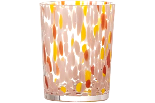 Bloomingville Lilya dricksglas, ros, glas