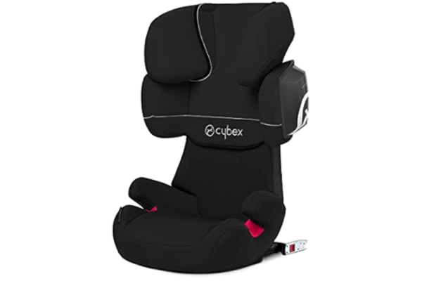 Cybex CYBEX SILVER Siège Auto Solution X2-Fix, Adapté aux Voitures Avec ou Sans Isofix, Groupes 2/3 (15-36 kg), De 3 Ans à 12 Ans Environ, Pure Black