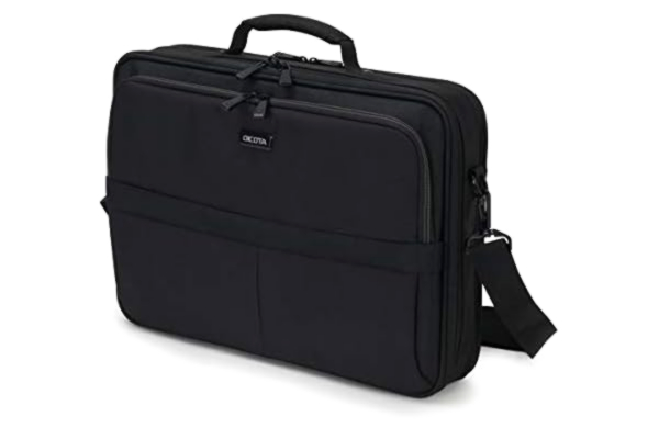 Dicota DICOTA Eco Multi Plus SCALE 14-15,6-tums Låsbar bärväska för dator och laptop Ekologisk laptopväska Skyddande fodral Från återvunna material, svart
