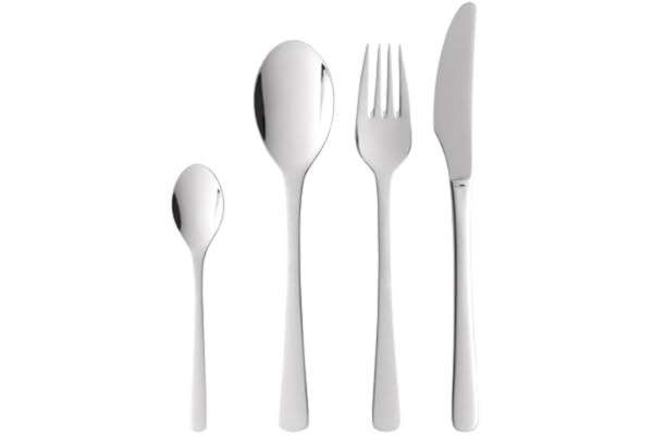 Gense  Steel Line Bestickset 16 delar Blankt stål