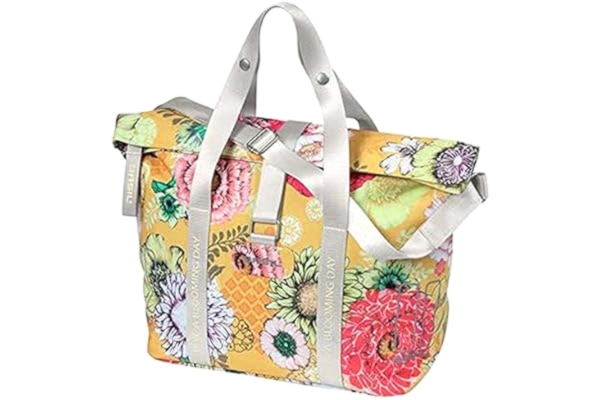 Basil  Bicycle Handbag Bloom Field Honey Yellow - 8-11 litrów - recyklingowany poliester PET