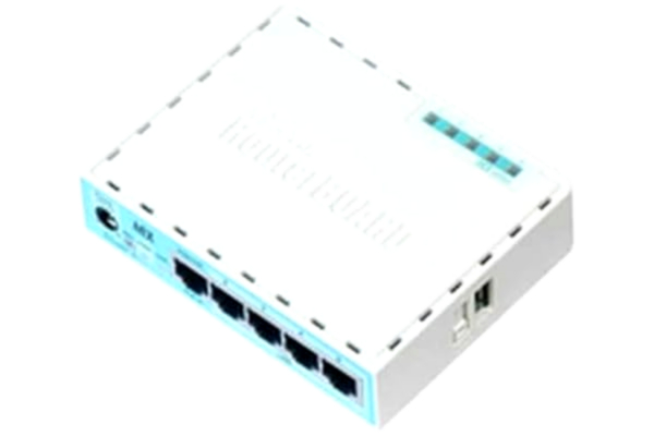 MikroTik  RB750GR3 Router, Turkos, Vit