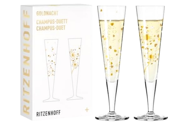 Ritzenhoff RITZENHOFF 6031007 champagneglas set F24 guldnatt Ana Vasconcelos 2024