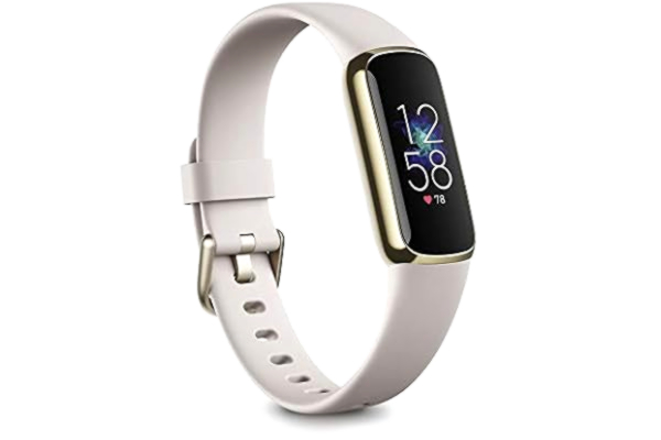 Fitbit  Luxe Health & Fitness Tracker with 6-Month Fitbit Premium Membership Included, Stress Management Tools and up to 5 Days Battery, Soft Gold / White