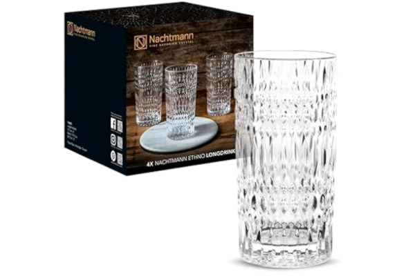 Nachtmann  4-delad longdrinkglas-set, cocktailglas, kristallglas, 434 ml, etno 104250