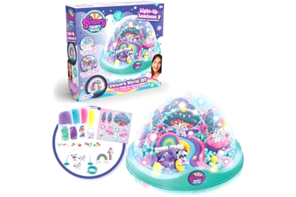 Canal Toys  - So Sensory Mini World - Unicorn World DIY - Kreativ aktivitet - SEN 002, grön