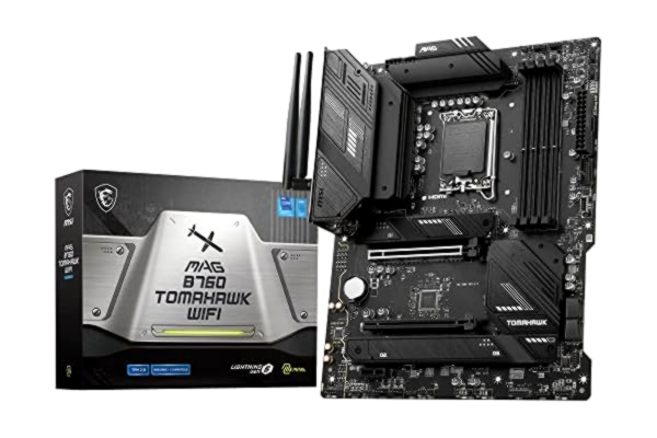 MSI  MAG B760 TOMAHAWK WIFI Hovedkort - Intel B760 - Intel LGA1700 socket - DDR5 RAM - ATX