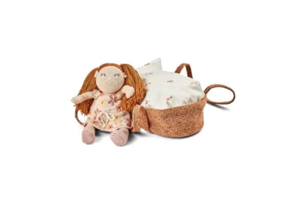 Smallstuff  Knitted docka 30 cm rosor