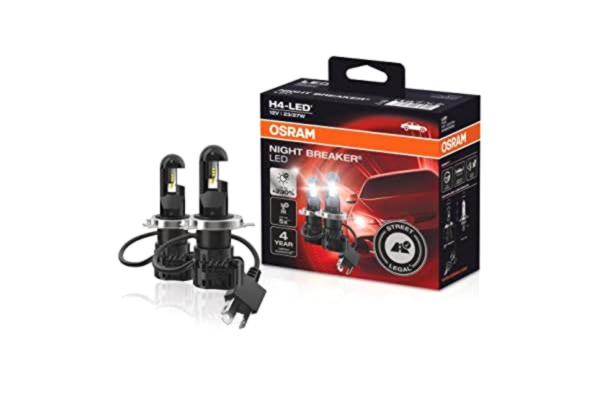 Osram OSRAM NIGHT BREAKER H4-LED GEN1; upp till 230% högre ljusstyrka; första LED halv- och helljuslampa godkänd för allmänna vägar
