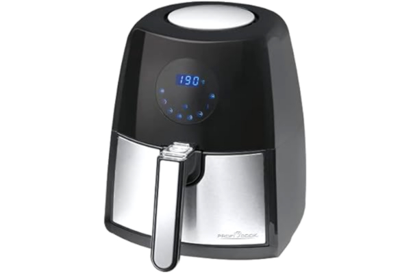 ProfiCook  PC-FR 1147 H - Hot Air Fryer - rostfritt stål - 2,5 liters kapacitet - Touch control - LED display - 1500 W