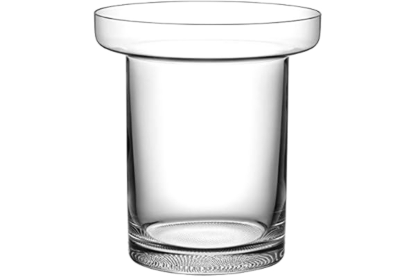 Kosta Boda  Limelight kristall rök grå tulpan vas