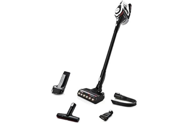 Bosch  Unlimited 8 BBS8214 snoerloze steelstofzuiger, hoge zuigkracht, zeer lange werktijd, 4.0Ah verwisselbaar accu, wit, BCS82MAT14