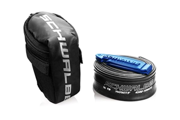 Schwalbe  Schwalbe saddle bag Tour/Trekking 28, bicycle basket/bag (black, incl. tube and tire levers)