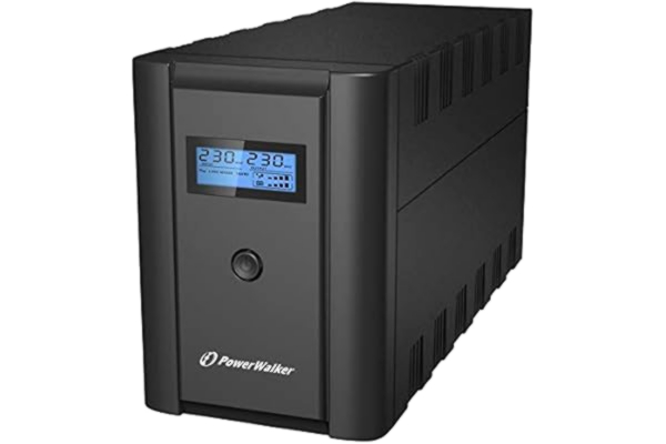 PowerWalker  VI 1200 LCD/IEC Line-Interactive 1200VA 6AC outlet(s) uninterruptible power supply (UPS) - PowerWalker VI 1200 LCD/IEC, 1200 VA, 600 W, 170 V, 280 V, 230 V, 230 V