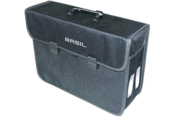 Basil  Borsa Portapacchi Malaga, Nero, 32 x 13 x 29 cm, 13 Litri, 17006