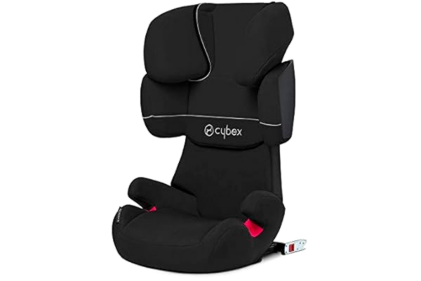 Cybex CYBEX Silver Solution X-Fix Child's Car Seat, For Cars with and without ISOFIX, Group 2/3 (15-36 kg), From approx. 3 to approx. 12 years, Pure Black