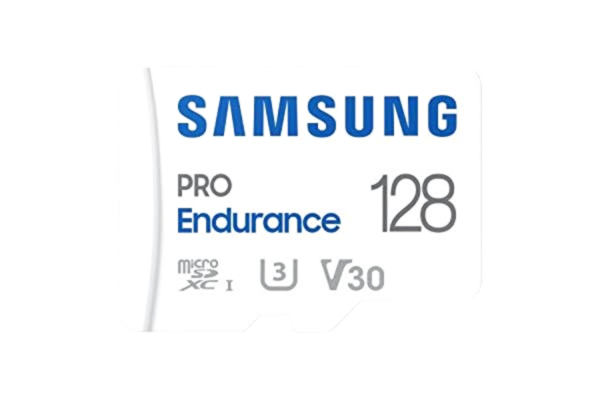 Samsung  PRO Endurance 128 GB microSDXC UHS-I U3 100 MB/s videoövervakningsminneskort med adapter (MB-MJ128KA)