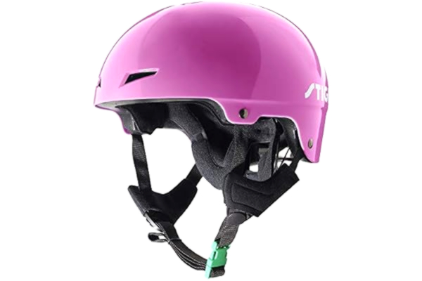 Stiga STIGA Hjälm, Play Helmet med grönt spänne, Rosa S