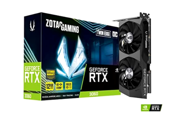 Zotac ZOTAC GeForce RTX 3060 Twin Edge OC - 12GB GDDR6 RAM - Grafikkort
