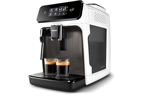 Philips  1200 series EP1223/00, Espressomaskine, 1,8 L, Kaffebønner, Malet kaffe, Indbygget kværn, 1500 W, Hvid