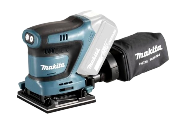 Makita  DBO480Z Sladdlös efterbehandlingsslipmaskin, Flerfärgad, 1.4 kg