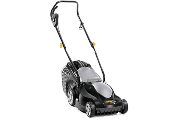 Alpina Garden Alpina 294340064/A19 Tondeuse Électrique BL 340 EP, 1400 W, Noir, Largeur de coupe 34 cm, Bac de ramassage 35 litri