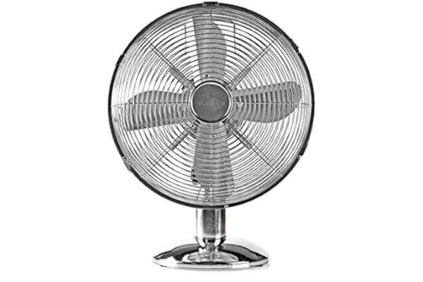 Nedis  FNTB20ECR30 - Køleventilator - på bord - 30 cm - sølv