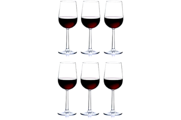 Rosendahl  rödvinsglas 45 cl 6 st. Grand Cru klassiska klara linjer, klar