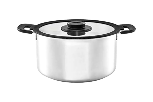 Fiskars  Garnek z pokrywką, Pojemność: 7,0 l, Functional Form, Odpowiedni do wszystkich rodzajów płyt kuchennych, Stal nierdzewna/tworzywo sztuczne, 1026579
