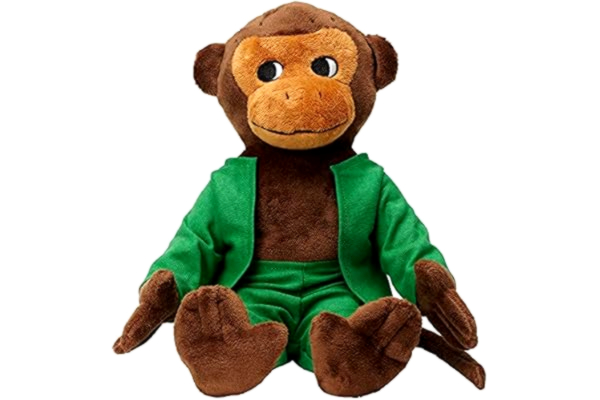Pippi  Longstocking Leksaker Mjukt Gosedjur Apa Herr Nilsson 23cm – Present till Alla Barn, Flickor och Pojkar – Ålder 0+