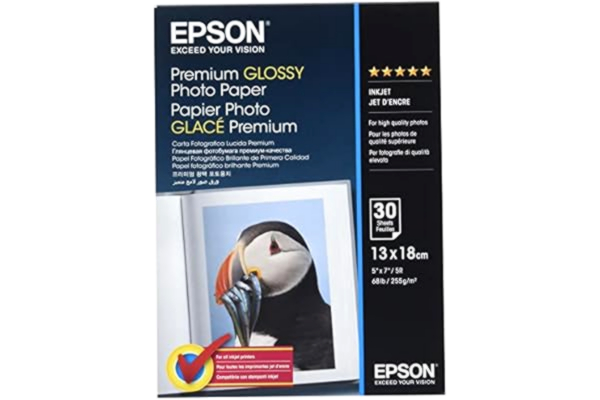 Epson  Lucida Premium C13S042154 Fotopapper, Vit, 30 ark