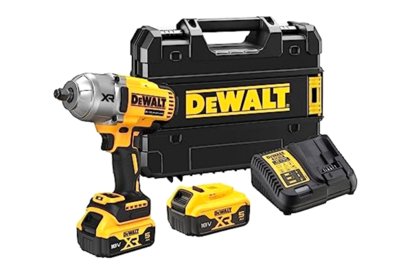 Dewalt DeWalt ½ tum XR 18 V 5Ah Li-Ion borstlös 1396 Nm - O'Ring-fäste - DCF900P2T-QW