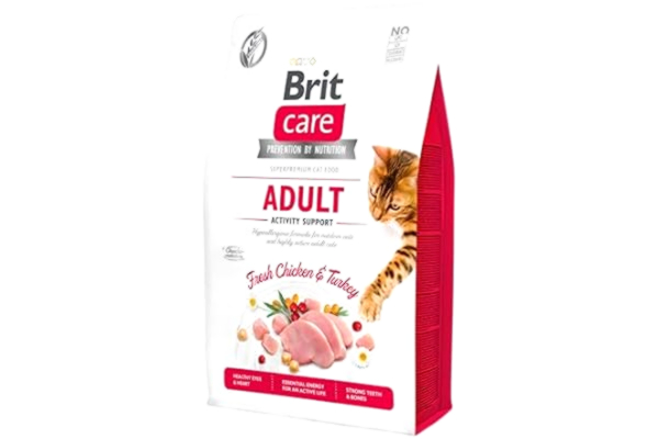 Brit  Care Grain Free Adult Activity Support för aktiva katter 2 kg