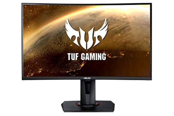 Asus ASUS TUF Gaming VG27WQ Curved Gaming Monitor – 27 Inch WQHD (2560x1440), 165Hz, Extreme Low Motion Blur , Adaptive-sync, FreeSync ,1ms (MPRT), DisplayHDR 400