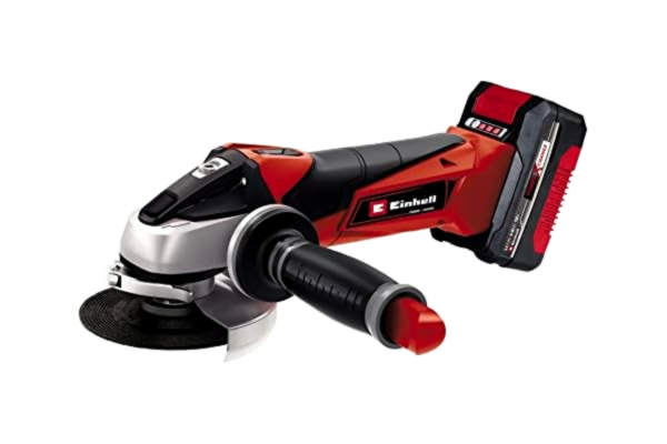 Einhell  TE-AG 188/115 Li Power X-Change 18V Cordless Angle Grinder with Battery and Charger | 115mm (4 Inch) Disc Battery Grinder for Cutting, Grinding and Polishing | Storage Case Included