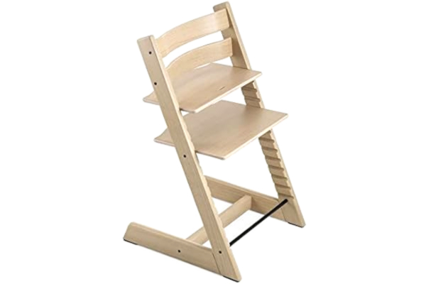 Stokke Tripp Trapp stol från Stokke, Oak Natural – justerbar, justerbar stol för småbarn, barn och vuxna – praktisk och ergonomisk – tillverkad av ekträ
