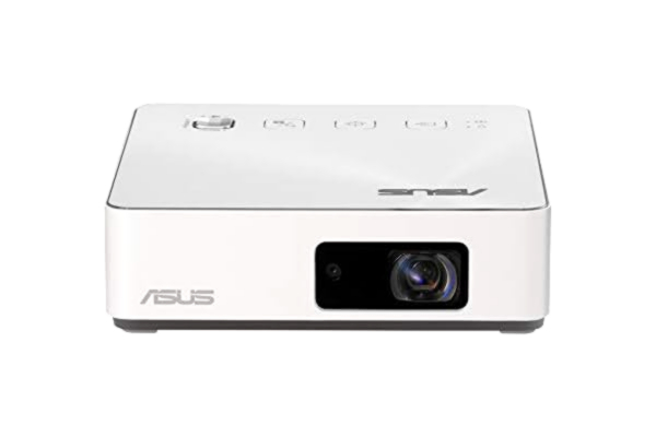 Asus ASUS S2 White Pico Mini-led-projector, draagbaar, HD, wit, 500 lumen, HDMI & USB-C, ingebouwde accu, 6000 mAh, herfst, 3,5 uur, 1280 x 720, 32 db, geïntegreerde luidspreker